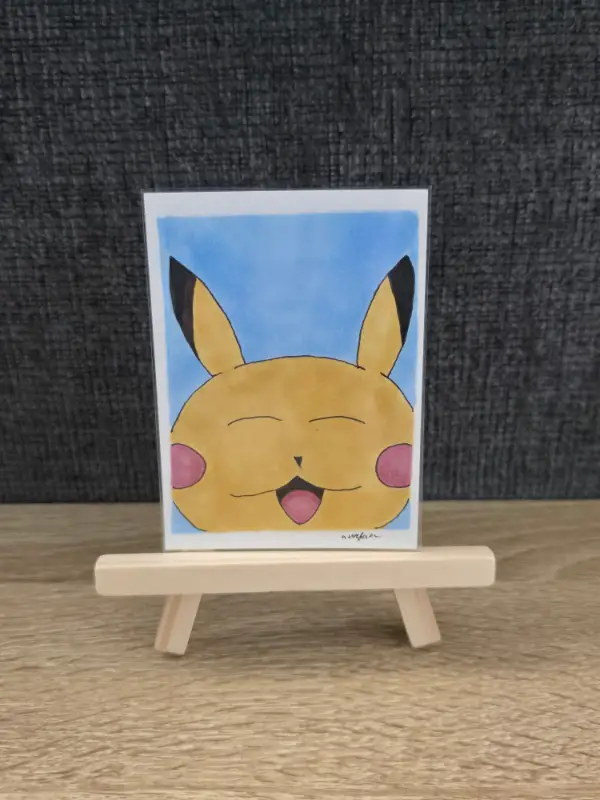 HappyPika Pikachu Fanart aceo art card