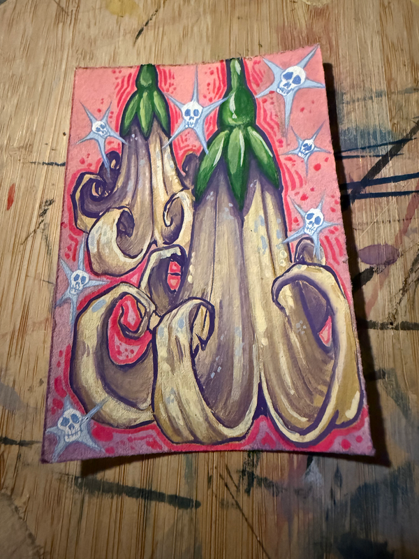 Angel’s Trumpet aceo art card