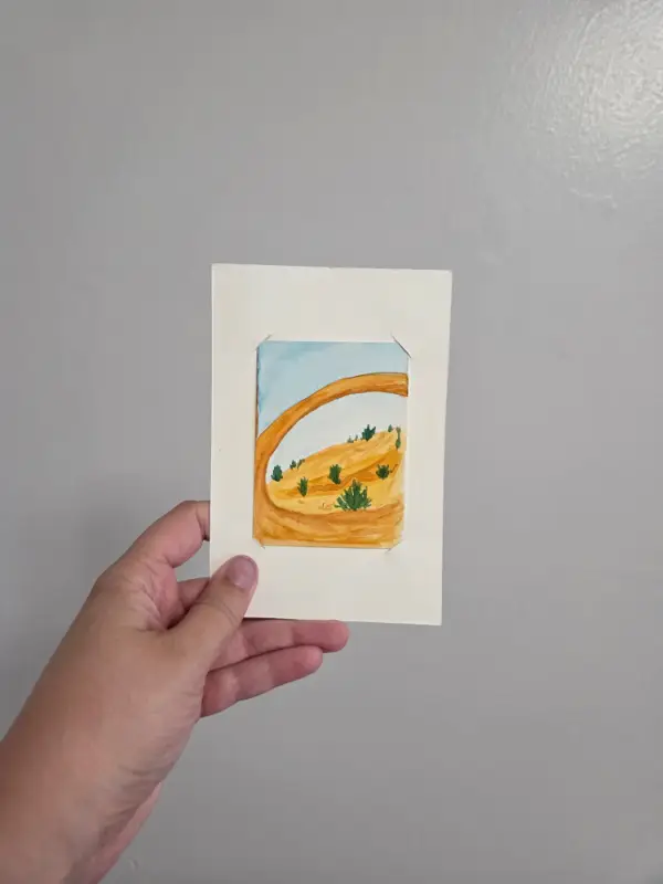 Desert Scenes- 1 of 6 aceo art card