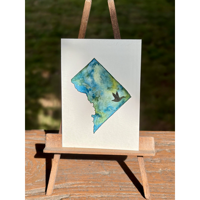 Washington, DC: Mallard aceo art card thumbnail 2