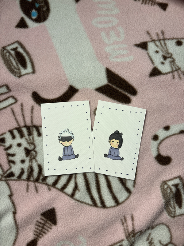 Gojo and geto aceo art card