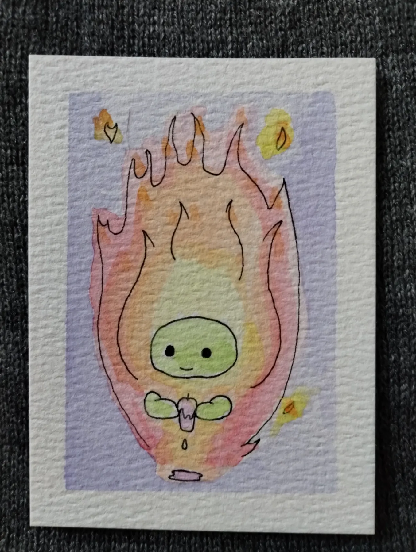 Melting aceo art card