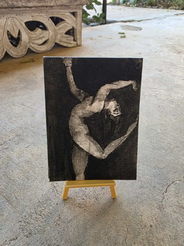 Dance Study 1 aceo art card