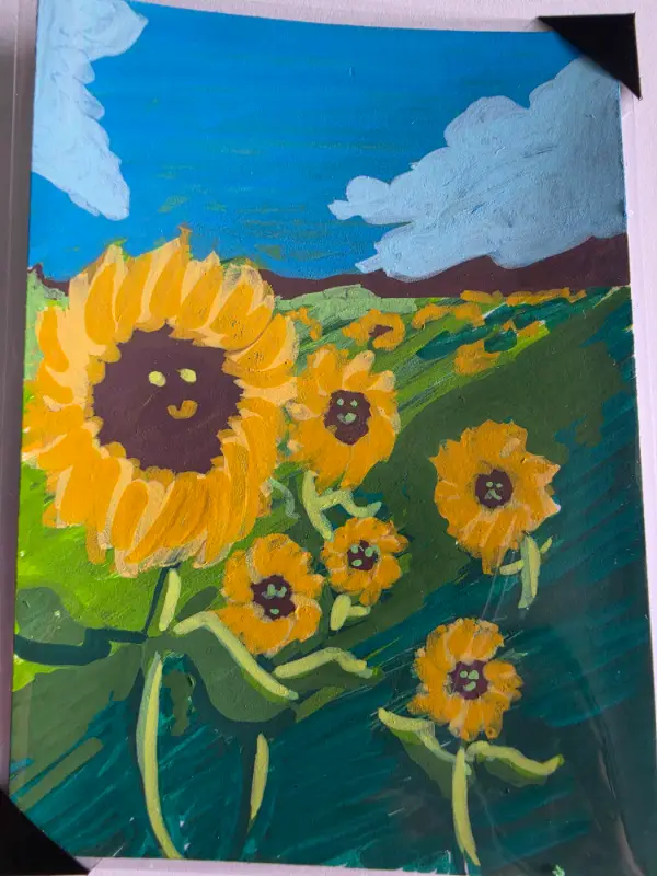 Sunflora friends aceo art card