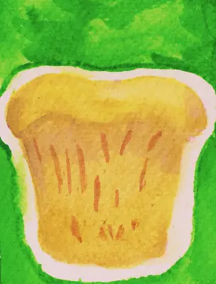 Oyster Mushroom aceo art card thumbnail 1