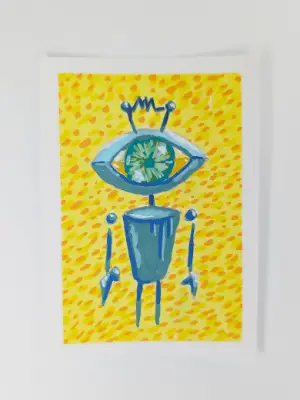 Lucy aceo art card thumbnail 1