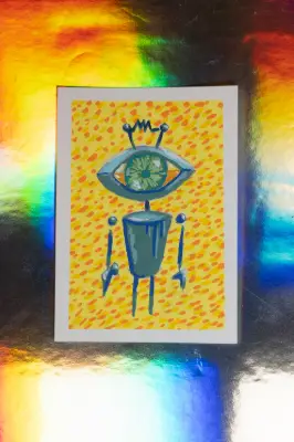 Lucy aceo art card thumbnail 2