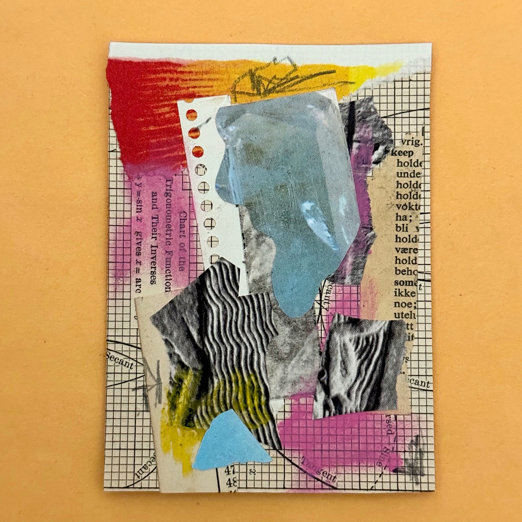 Working Theory: Study III (and Their Inverses) aceo art card