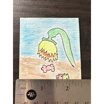 Feeding Time aceo art card thumbnail 2