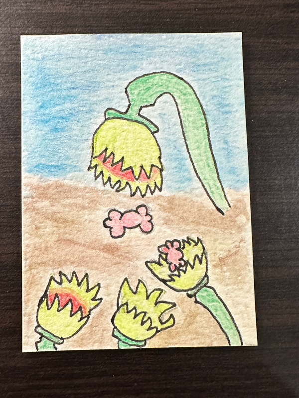 Feeding Time aceo art card