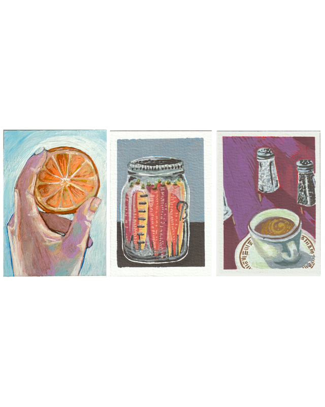 Food & Drink Bundle aceo art card