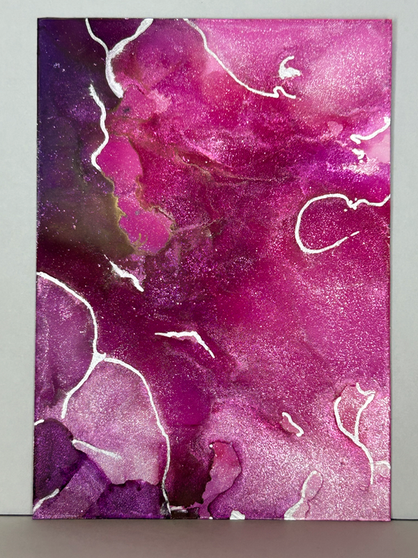 Lovers Nebula aceo art card