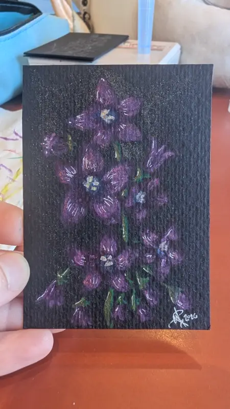 Atropa belladonna aceo art card