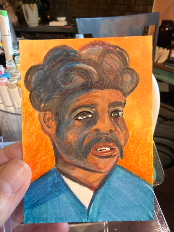 Penniman Style (Little Richard) aceo art card