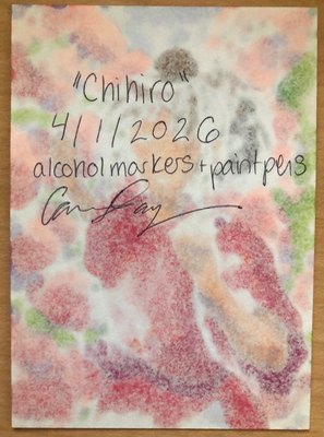 Chihiro aceo art card thumbnail 2