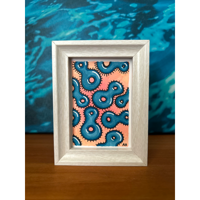 Petri Dish aceo art card thumbnail 3