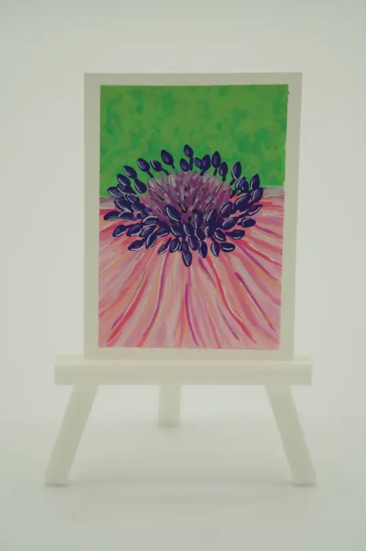 Flower closeup aceo art card