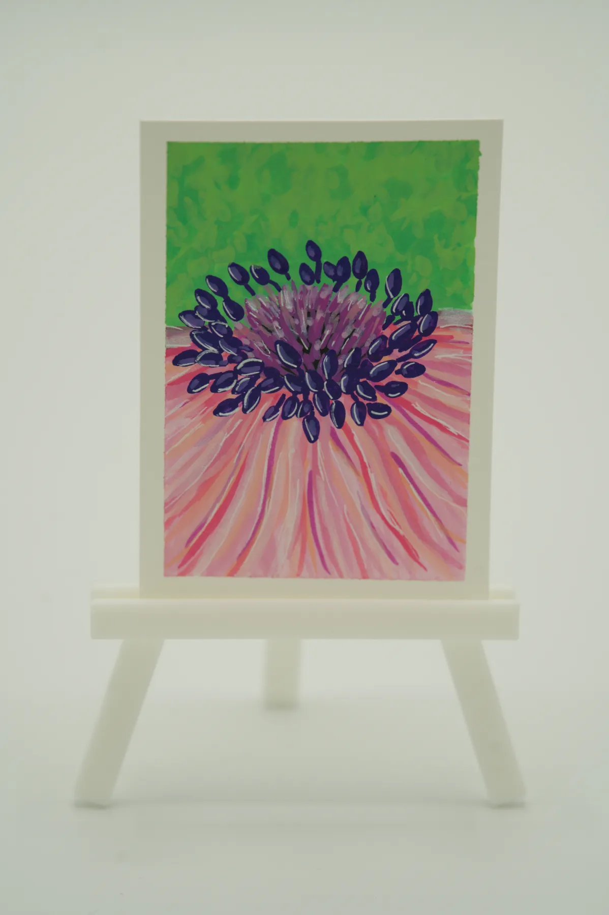 Flower closeup aceo art card