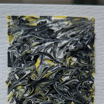 Abstractions #4 aceo art card thumbnail 2