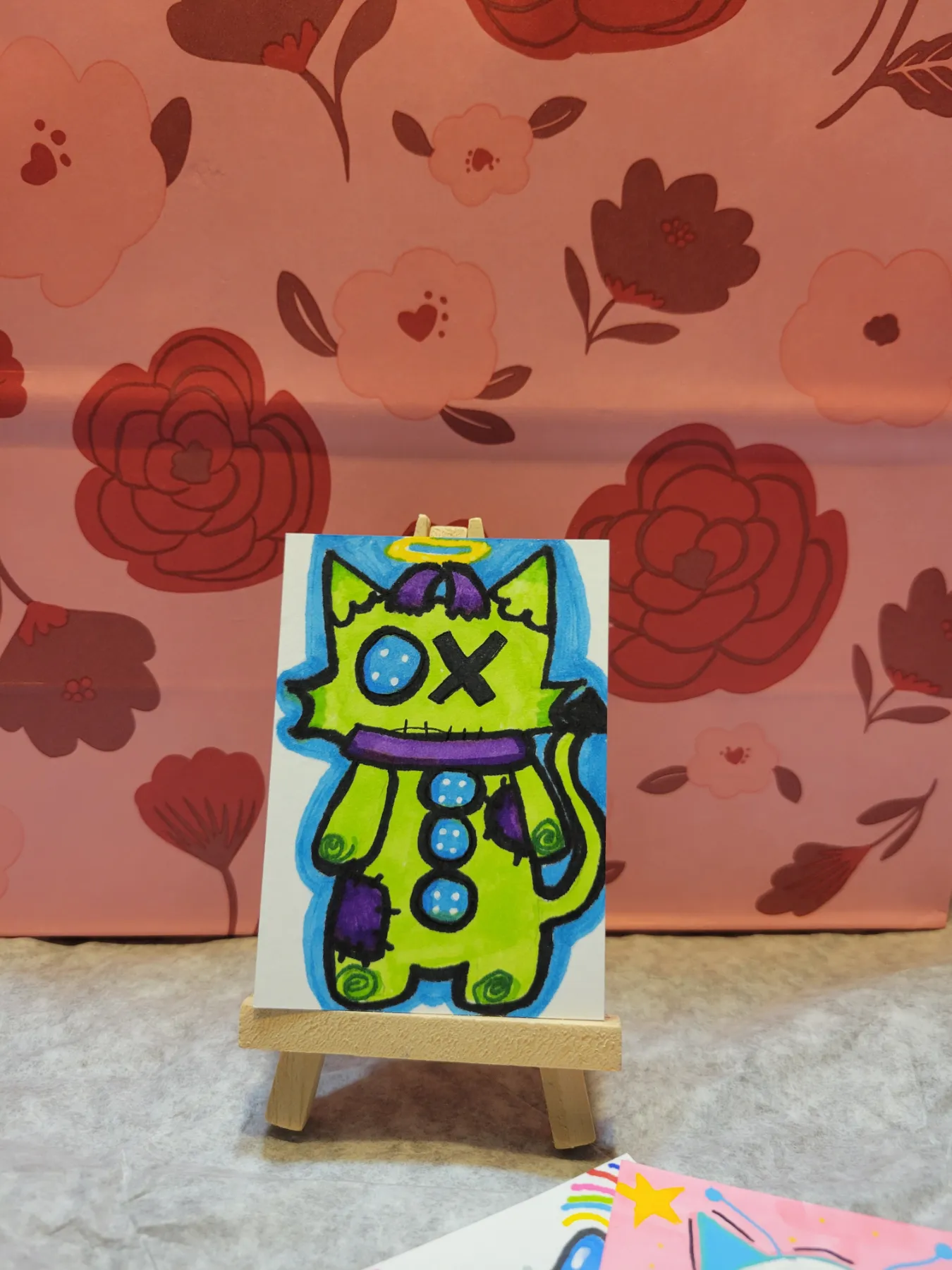 Just a Little Guy aceo art card