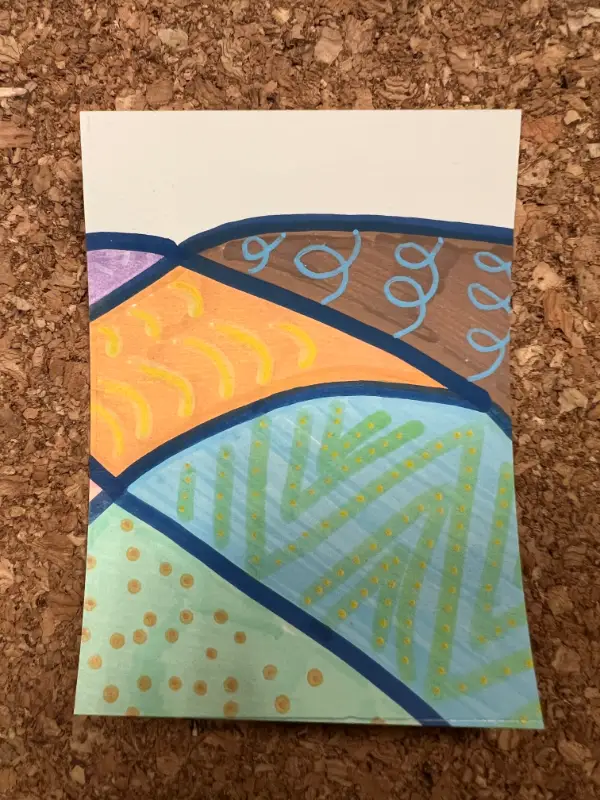 Dune Hills | 3/6 aceo art card