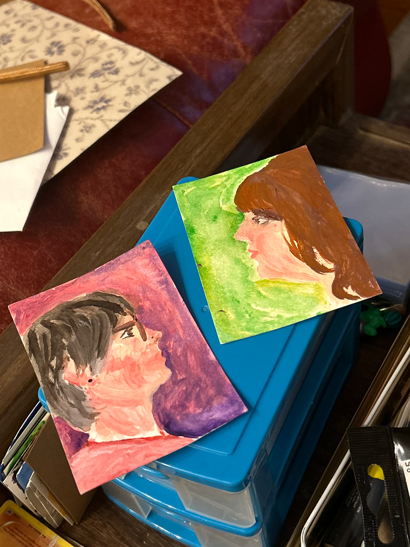 Custom Miniature Portraits aceo art card