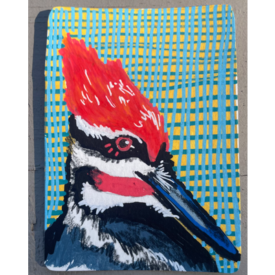 “Grateful Red” aceo art card thumbnail 2