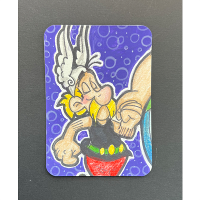 Asterix & Obelix 2 aceo art card thumbnail 2