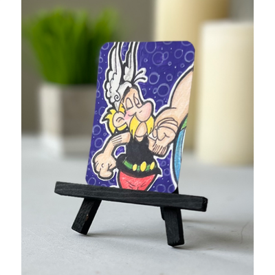 Asterix & Obelix 2 aceo art card thumbnail 1