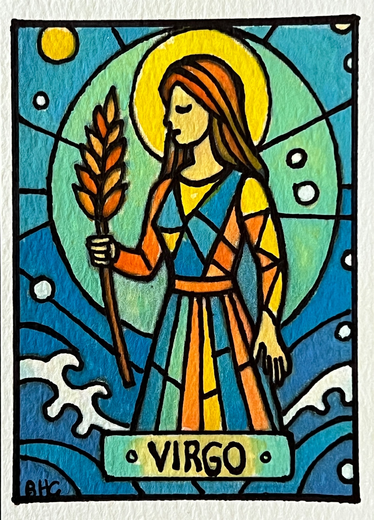 Virgo aceo art card