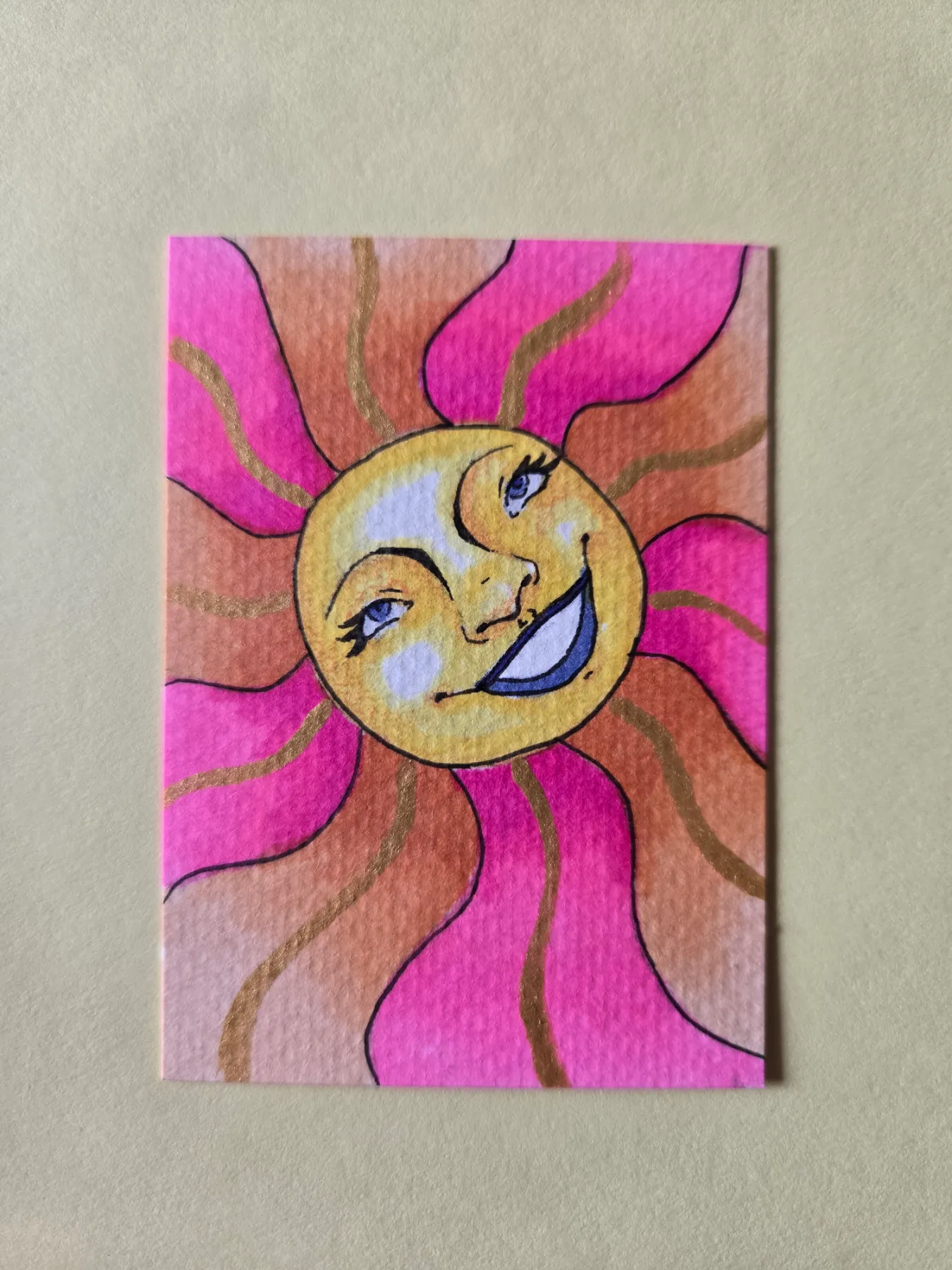 She's glowing ✨️ aceo art card