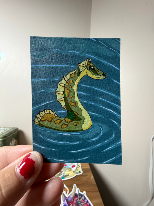 Nessie aceo art card