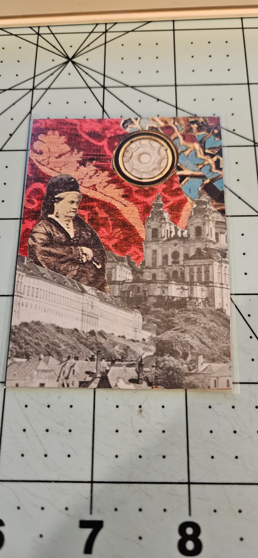 she will ever wait for your return aceo art card