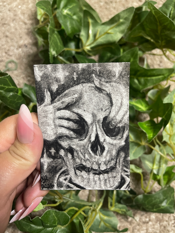 Necromancer aceo art card