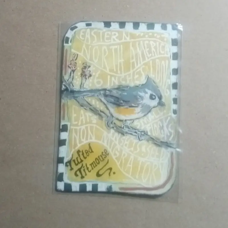 Birds aceo art card