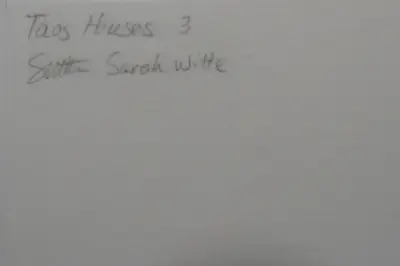 Taos Houses 3 original art acrylic painting ACEO aceo art card thumbnail 3