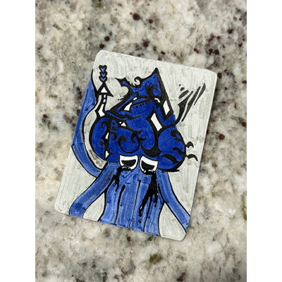 Squiddy: Blu aceo art card thumbnail 1