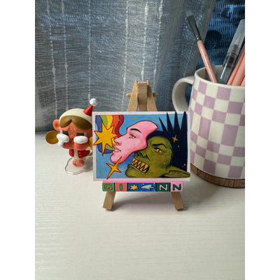 Sugar Mask aceo art card thumbnail 2