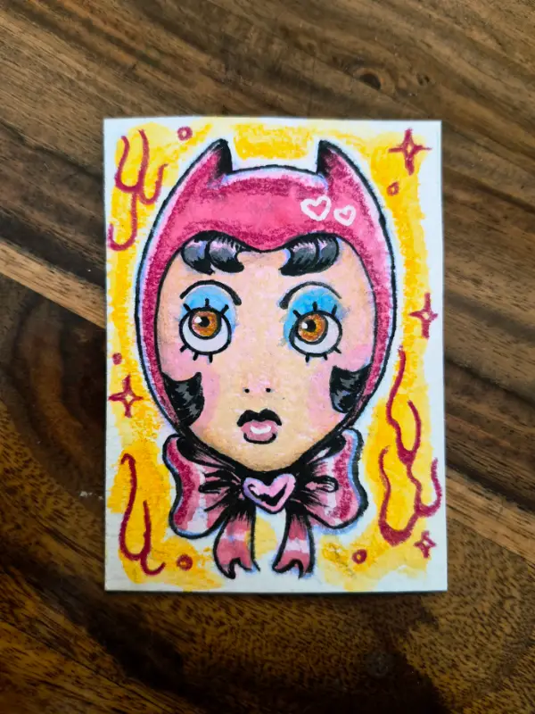 Cutie Patootie aceo art card