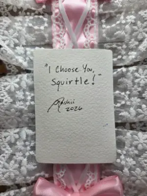 I Choose you, Squirtle! aceo art card thumbnail 2