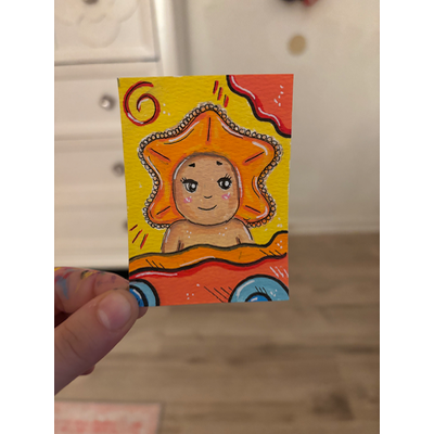 Sonny Angel Starfish | Collectible Illustration aceo art card thumbnail 1