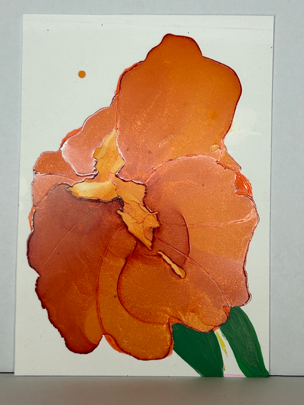 Orange Blossom aceo art card