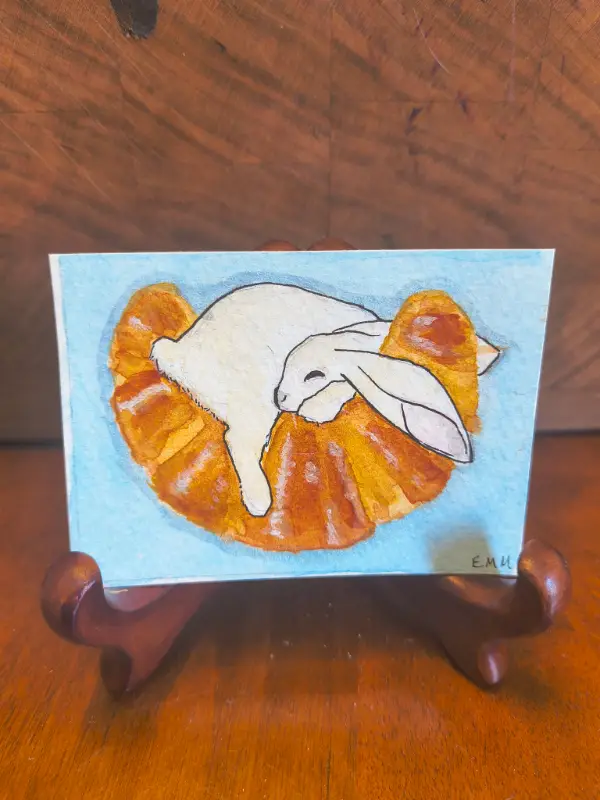 Lightly Toasted aceo art card
