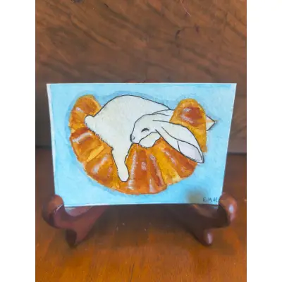 Lightly Toasted aceo art card thumbnail 3