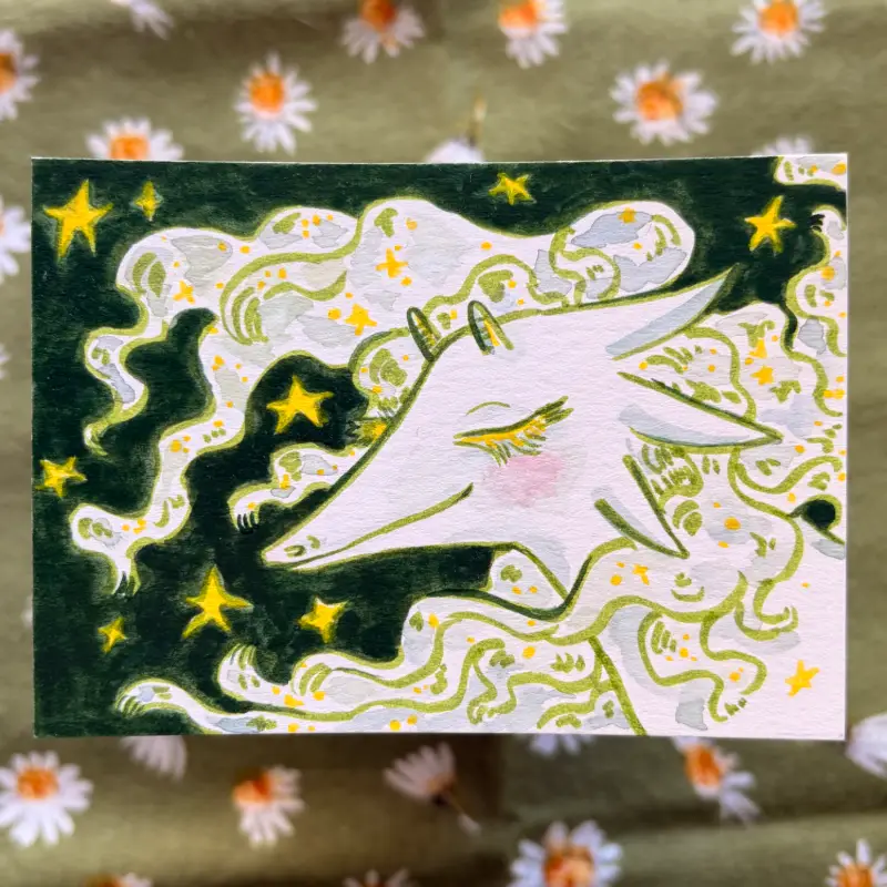 Star Creature #4 aceo art card