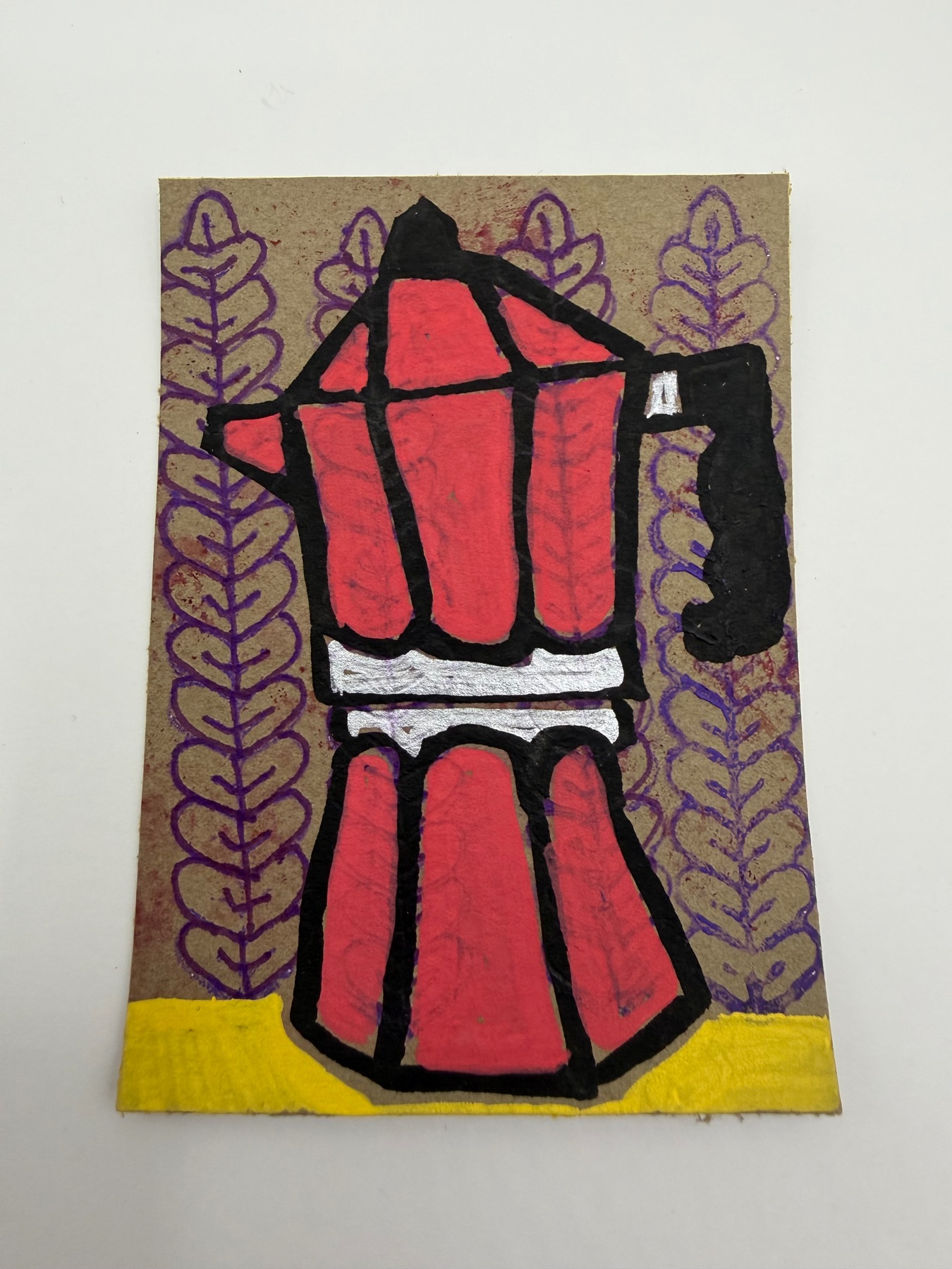 La Moka | 45.8788° N, 8.4085° E Piedmont, Italy | ACEO Original aceo art card