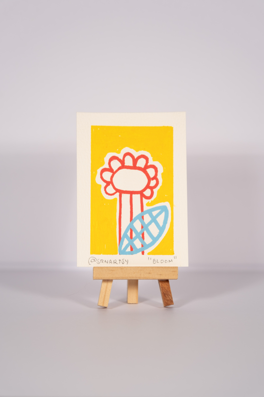 Bloom aceo art card