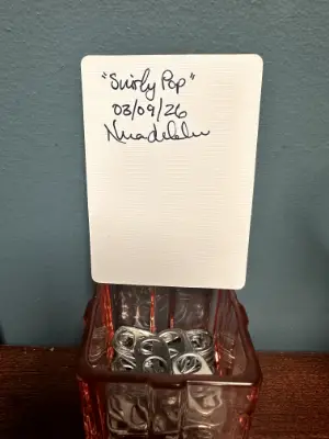 Swirly Pop aceo art card thumbnail 2