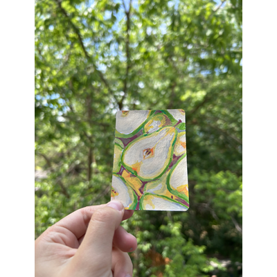 Pears aceo art card thumbnail 2