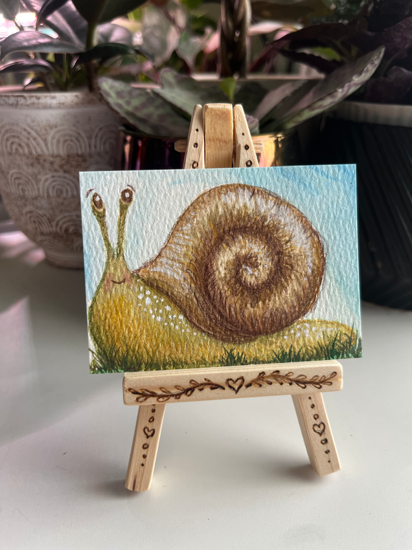 Happy Trails aceo art card